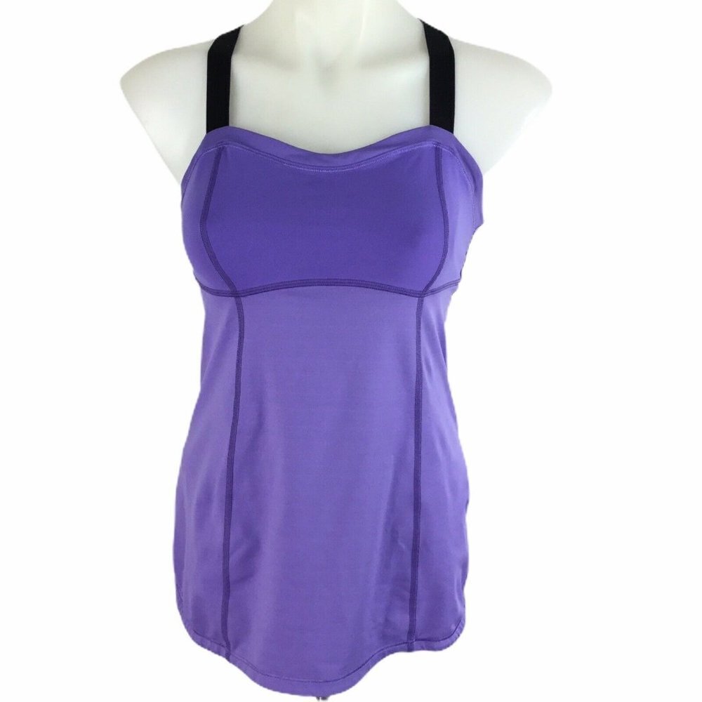 LULULEMON Run Catch Me Tank Top Yoga Running Purpl